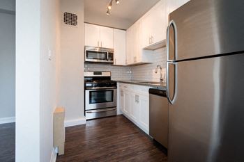 Stainless steel appliances (select apartments)